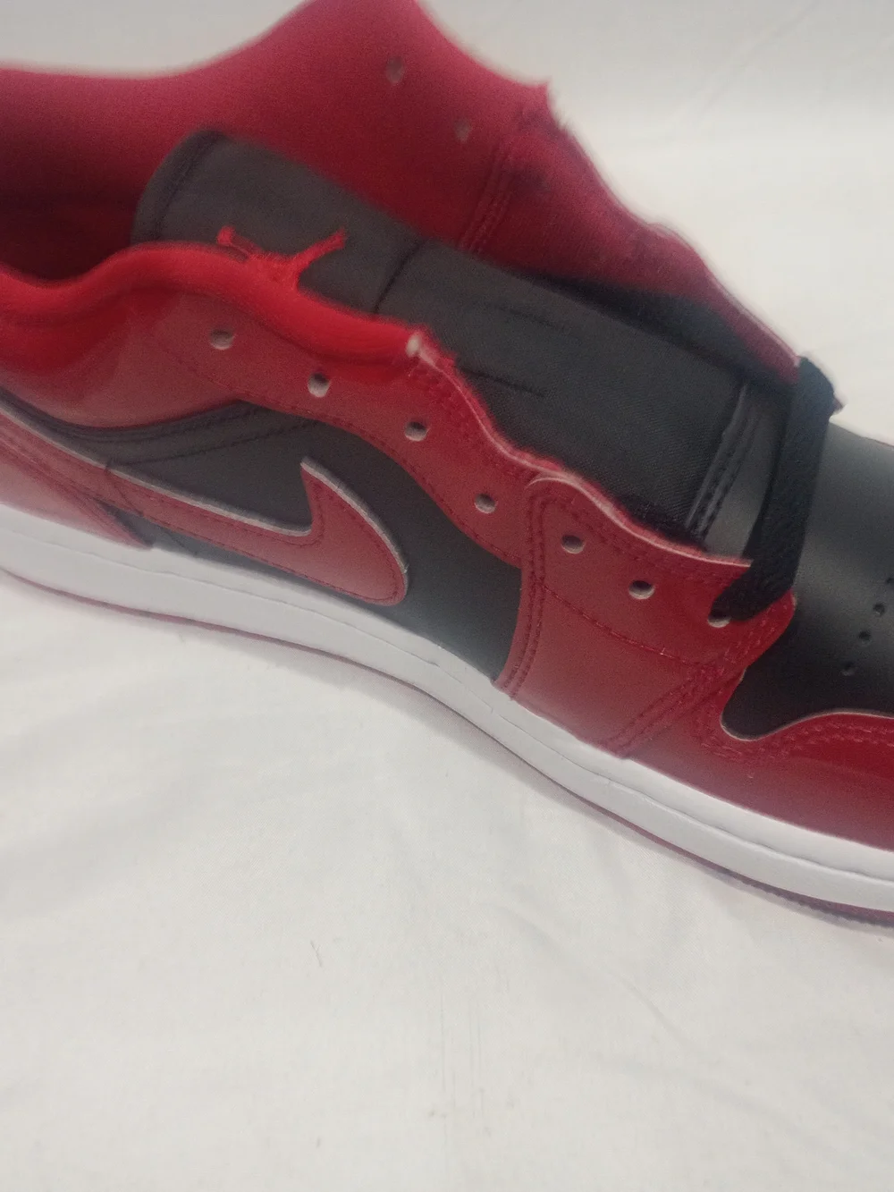 Jordan Air Jordan 1 Low SE Black/Varsity Red-White Box